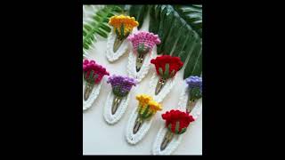 music crochet hairpins diy woolencreations musicstyle woolencreations musicgenre handmade 💕 [upl. by Bick]