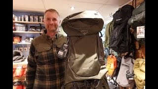 OSPREY KESTREL 68 Backpack  Russell takes a Quick Look [upl. by Ennazor391]