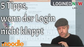 Logineo LMS  Moodle Anmeldung  5 Tipps wenn anmelden nicht klappt Schüler und Lehrer [upl. by Suivatco]