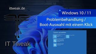 Windows 10 amp 11  Mit einem klick zu den ReparaturOptionen  BootOptionen [upl. by Nnaylloh535]