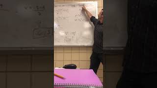 Quadratic Formula Song in class sung by my brother [upl. by Yderf]