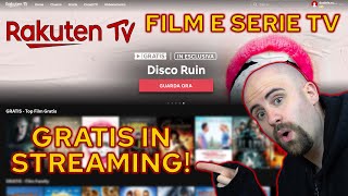 Come VEDERE FILM e SERIE TV GRATIS in ITALIANO in STREAMING su RAKUTEN TV [upl. by Bidget802]