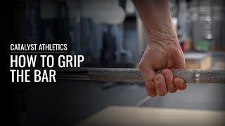 How to Grip the Bar  Snatch amp Clean [upl. by Adnilak389]