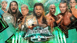 WWE Wrestlemania 40 Match Card Predictions  All Matches  The Rock Roman Reigns Highlights [upl. by Bernhard114]