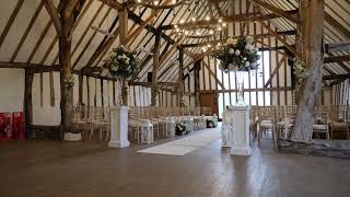 Colville Hall Wedding Venue White Roding Essex  Ceremony Barn [upl. by Servetnick]