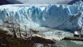 Calving Glacier Perito Moreno  Argentinian Patagonia Glacier Calving  Southern Ice Fields [upl. by Eseilenna472]