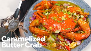 BERASA MAHAL  RESEP CARAMELIZED BUTTER CRAB [upl. by Chadwick]