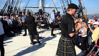 Dropkick Murphys  Jimmy Collins Wake Live aboard USS Constitution [upl. by Enelrahc]