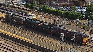 Very rare 33207 Jim Martin and 33029 with 30925 Cheltenham to York NRM quotCopyrightquot [upl. by Avis]