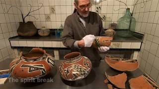 Tonto Polychrome Prehistoric Southwest Pottery AD 13001600 Vessel Reconstruction [upl. by Eseekram390]