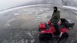 2019 Yamaha Grizzly 700 SE Creek Crossing [upl. by Meridith13]