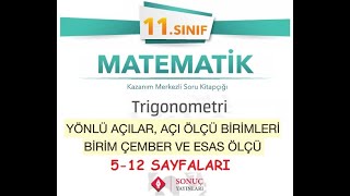 Sonuç Yayınları 11Sınıf Matematik Kitabı Trigonometri Konusu 512 Sayfaları [upl. by Ecnav]