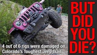 4 Out of 6 Rigs Were Damaged on Holy Cross  Colorado Overland 2022 day 3 [upl. by Ellemac]