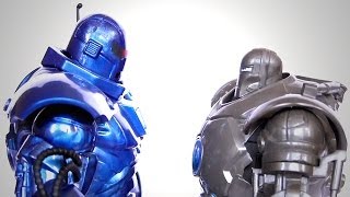 IRON MONGER  COMIC vs MOVIE Action Figure Comparison [upl. by Caralie]