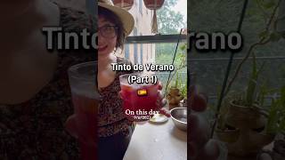 Tinto de Verano Spanish Wine Spritzer My first cocktail video in review summercocktails 🍷🍋🧊 [upl. by Loomis]