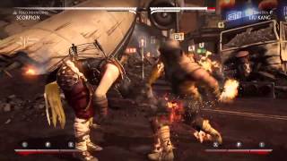 Scorpion Combos MKX [upl. by Merrie]