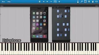 CLASSIC iPHONE RINGTONES IN SYNTHESIA [upl. by Saundra]