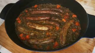 recette familiale saucisse lentille [upl. by Priscella155]