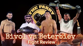 BIVOL VS BETERBIEV FIGHT REVIEW boxing bivolbeterbiev boxeo theparry quickjab [upl. by Alistair]