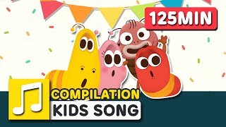 ABC PHONICS SONG AND OTHER SONGS  125MIN  LARVA KIDS  SUPER BEST SONGS FOR KIDS [upl. by Glaab813]