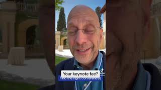 Your keynote fee Value The right conferences with budgetskeynote keynotespeaker [upl. by Atteuqnas89]