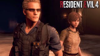 Rebecca Chambers amp Albert Wesker in Resident Evil 4 Remake [upl. by Nylrebmik]