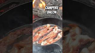 bacon makes everything better 🤤 campfirecooking bacon cooking howto [upl. by Aisauqal]