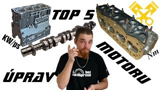 Top 5  Úprav Motoru  Jak zvýšit výkon  BEZ KOMPRESE [upl. by Cindy]