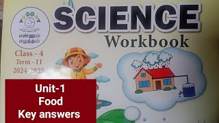 4th std term2 Scienceworkbook Unit1akey answers202425 [upl. by Briney]