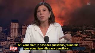 Une journaliste coupe la propagande de Tsahal en direct 13 octobre   Coraline Pauchard [upl. by Lybis]