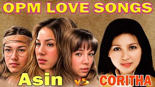 Tagalog Love Songs Medley OPM Songs 2024 💗 Coritha Asin Greatest Hits Of All Time1 [upl. by Tobie]