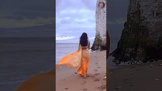 Beautiful Saree Girl Backless blouse designs 👑  shorts fashion style shortvideo saree beauty [upl. by Holland]