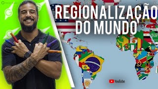 Regionalização do Mundo  Geobrasil Prof Rodrigo Rodrigues [upl. by Esidarap]