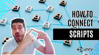 How to COMMUNICATE BETWEEN SCRIPTS in Unity  Use Methods and access Variables from another script [upl. by Georgianna]
