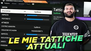 LE MIE TATTICHE ATTUALI DI FC 24 [upl. by Hcelemile]