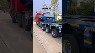 360Ton Hydraulic Platform Trailer by China HIPOTRUK heavyhaul [upl. by Abram]