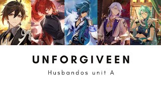 Genshin impact Husbandos unit A sing Unforgiven  LE SSERAFIM [upl. by Assiron597]