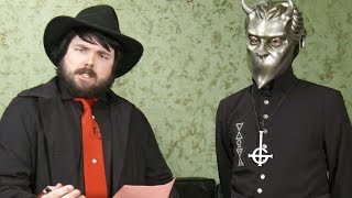 Weird Satanist Guy Interviews Namelss Ghoul from Ghost Welcome to the Shadow Zone [upl. by Gensler]