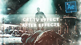 crt tv effects tutorial  after effects Plugin is on my Dc server [upl. by Nagol762]