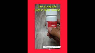 Zest az capsule Uses in Hindi Review  treat anemia price  fayde weakness Benefits [upl. by Rainer]