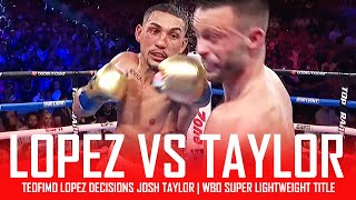 👑 Teofimo Lopez SCHOOLS Josh Taylor Post Fight Review NO FOOTAGE 👑 [upl. by Boykins]