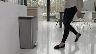 Stainless Steel Step Trash Can by Kohler  Modern Kitchen Garbage Bin [upl. by Oryaj]