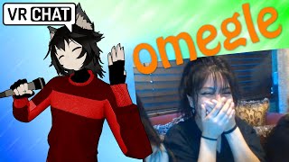 OMEGLE GIRL FLIRTS WITH VRCHAT ANIME BOI [upl. by Nima762]