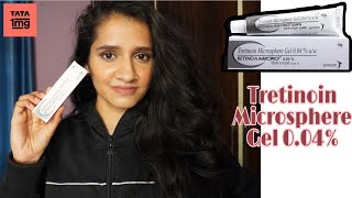 Tretinoin Microsphere Gel 004 review plus my update [upl. by Eicnahc]