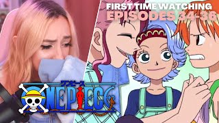 NAMIS BACKSTORY 😭  One Piece Episode 34 35 amp 36 Reaction [upl. by Neural]