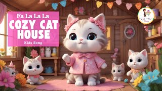 Fa La La La La Cozy Kitten House Kids Song  Nursery Rhyme  Polo Pal Rhymes kidsvideo kidssong [upl. by Alyal859]