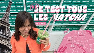 JE TEST TOUS LES MATCHA DE PARIS ou presque💚🍵 [upl. by Lepley]