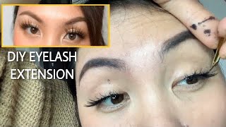 UPDATE DIY PERMANENT EYELASH EXTENSION ALL SHOPEE PRODUCTS [upl. by Lizned]