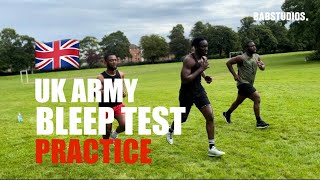 UK ARMY BLEEP TEST PRACTICE 🇬🇧🇬🇧 PASS OR FAIL [upl. by Bodnar]