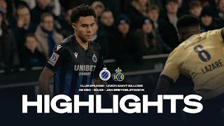 CLUB BRUGGE  UNION SG  HIGHLIGHTS  20232024 [upl. by Oiliruam]